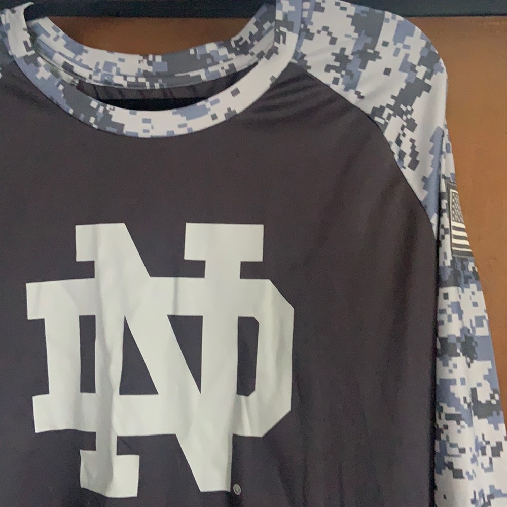 Notre Dame Dry Fit Long Sleeve Shirt